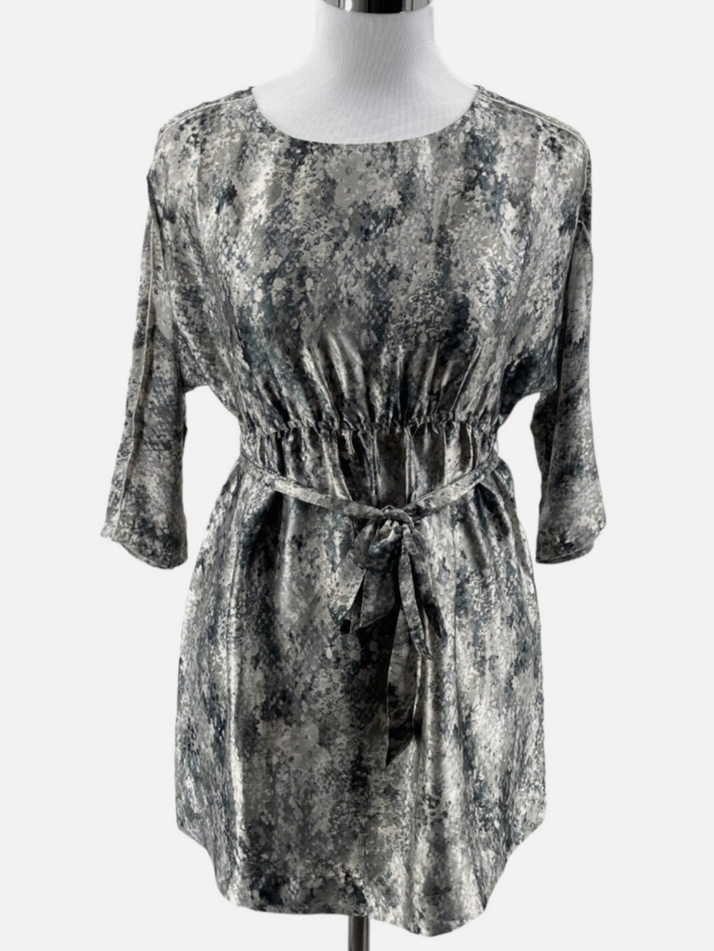 Motherhood Women's Gray Print Tunic - Size XS